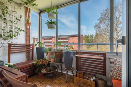 Balkong eller utsiktsbild