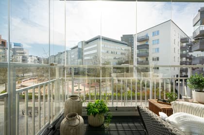 Balkong eller utsiktsbild