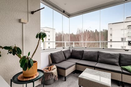 Balkong eller utsiktsbild