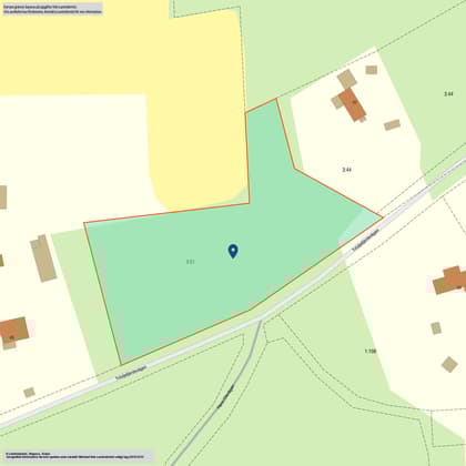 Illustrerad karta över fastigheten eller området