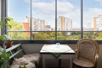 Balkong eller utsiktsbild