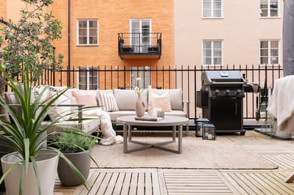 Balkong eller utsiktsbild