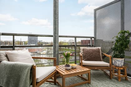 Balkong eller utsiktsbild