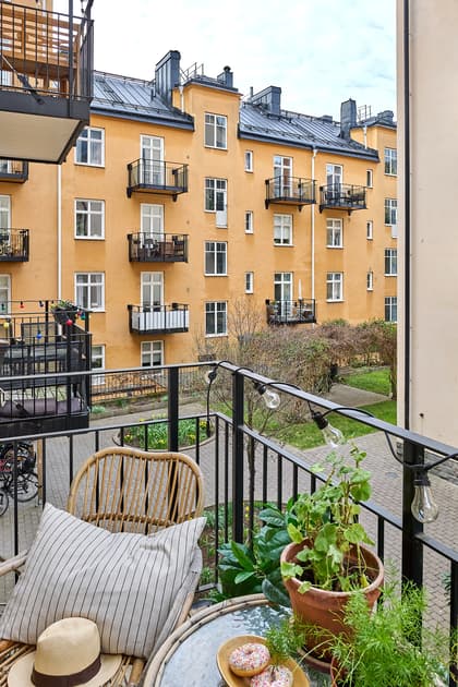 Balkong eller utsiktsbild