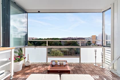 Balkong eller utsiktsbild