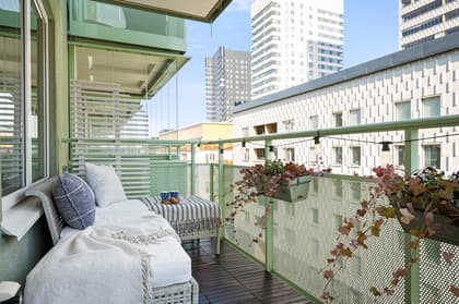 Balkong eller utsiktsbild