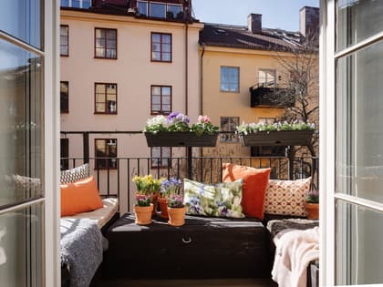 Balkong eller utsiktsbild