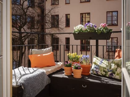 Balkong eller utsiktsbild