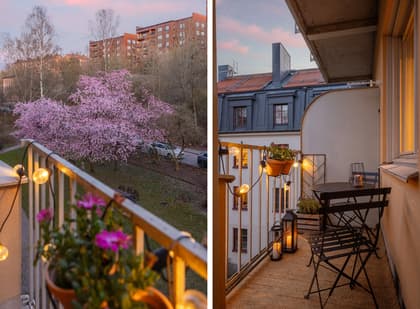 Balkong eller utsiktsbild