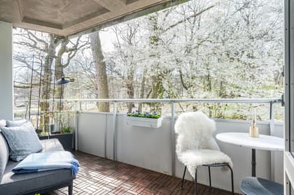 Balkong eller utsiktsbild