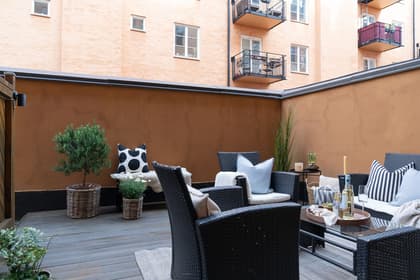 Balkong eller utsiktsbild