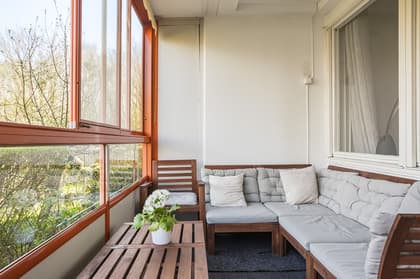 Balkong eller utsiktsbild