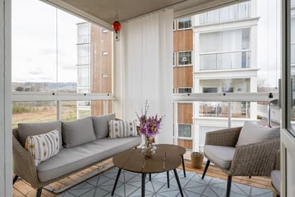 Balkong eller utsiktsbild