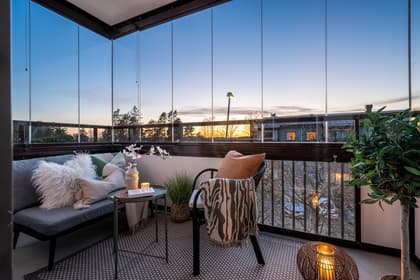 Balkong eller utsiktsbild