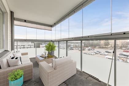 Balkong eller utsiktsbild