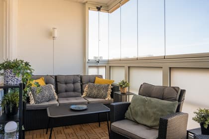 Balkong eller utsiktsbild