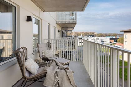 Balkong eller utsiktsbild