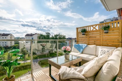 Balkong eller utsiktsbild