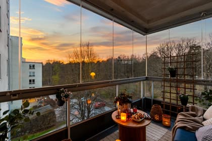 Balkong eller utsiktsbild