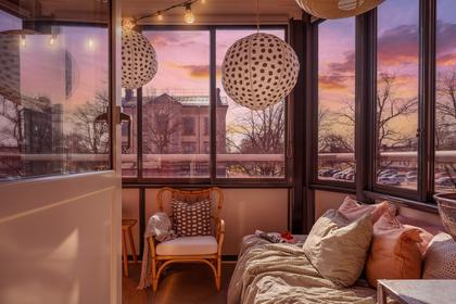 Balkong eller utsiktsbild