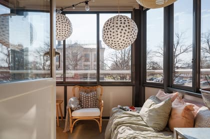 Balkong eller utsiktsbild