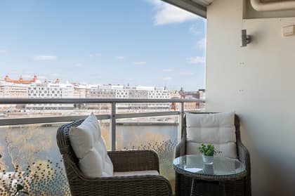 Balkong eller utsiktsbild