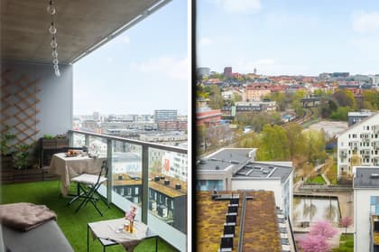 Balkong eller utsiktsbild