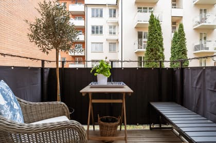 Balkong eller utsiktsbild