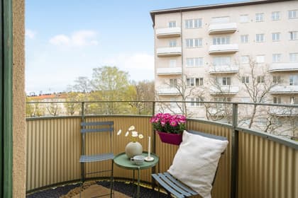 Balkong eller utsiktsbild