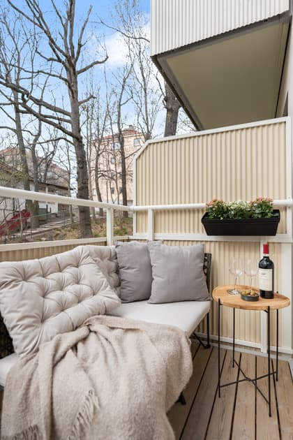 Balkong eller utsiktsbild