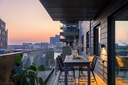 Balkong eller utsiktsbild