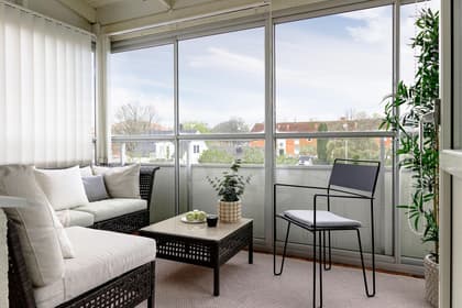 Balkong eller utsiktsbild