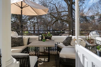 Balkong eller utsiktsbild