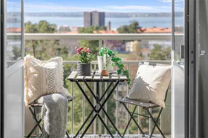 Balkong eller utsiktsbild