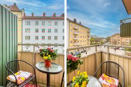 Balkong eller utsiktsbild