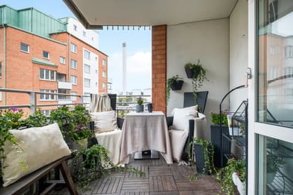 Balkong eller utsiktsbild