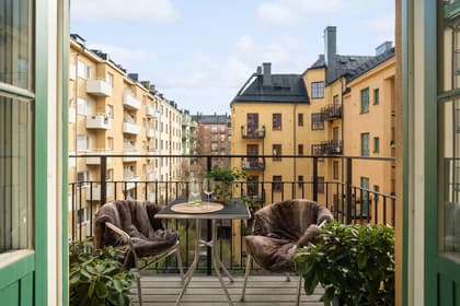 Balkong eller utsiktsbild