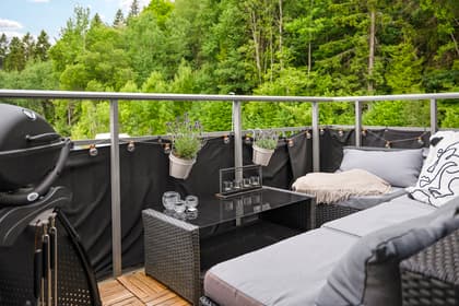 Balkong eller utsiktsbild