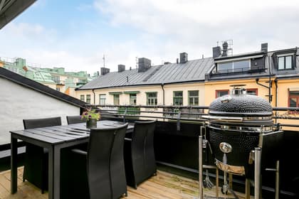 Balkong eller utsiktsbild