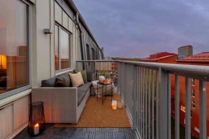 Balkong eller utsiktsbild