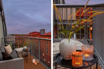 Balkong eller utsiktsbild