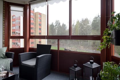 Balkong eller utsiktsbild