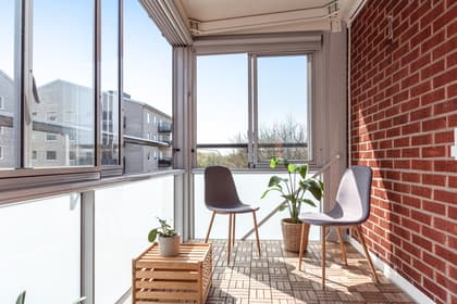 Balkong eller utsiktsbild