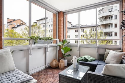 Balkong eller utsiktsbild