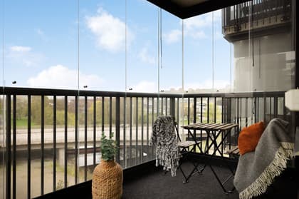 Balkong eller utsiktsbild