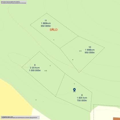 Illustrerad karta över fastigheten eller området