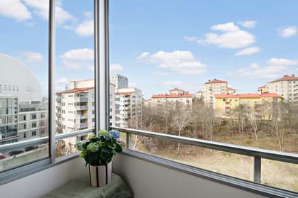 Balkong eller utsiktsbild