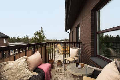 Balkong eller utsiktsbild