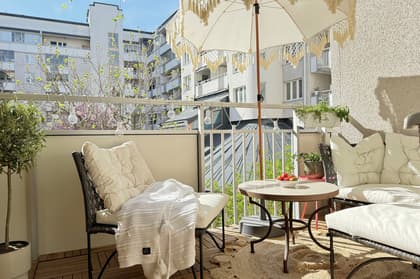 Balkong eller utsiktsbild