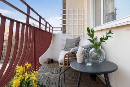 Balkong eller utsiktsbild